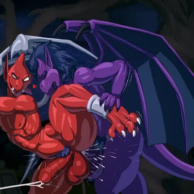 fan character, firebrand (disney, gargoyles) created by klent