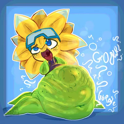 fan character, lunar frost (electronic arts, plants vs. zombies) created by cami gz