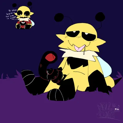 fan character, nelly (nellytines), red crown (cult of the lamb) (cult of the lamb, massive monster (studio)) created by nellytines