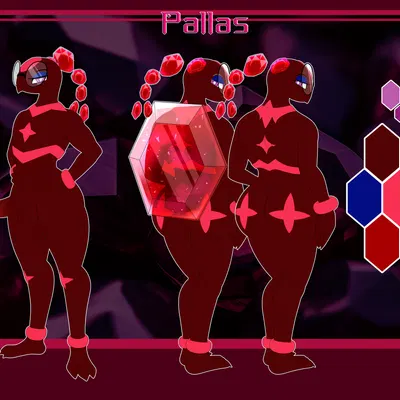fan character, pallas (terapagos) (nintendo, pokemon) created by blueondrive