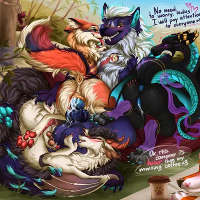 fay (tazguul), mirai toshiro, rexxy (pipinosgr) created by mohitopaw