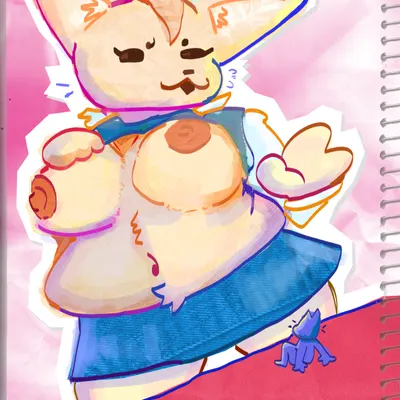 fenneko (aggretsuko, sanrio) created by sizefiasco