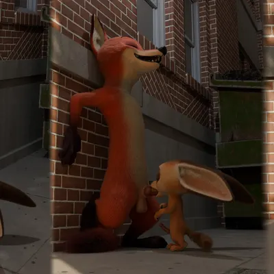 finnick (zootopia), nick wilde (disney, zootopia) created by rasterraccoon