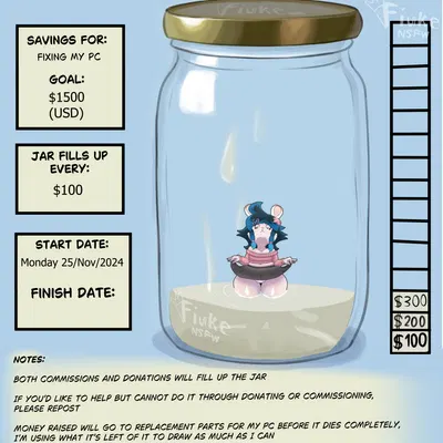 fiuke bnuy (pony cum jar project) created by fiuke