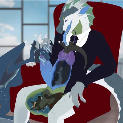 flaire (openhorse), seal (character), winter (black-winter) (european mythology, mythology) created by rival (arist)