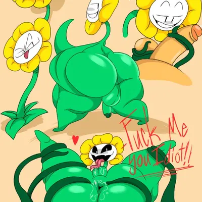 flowey the flower (undertale, undertale (series)) created by japansadface