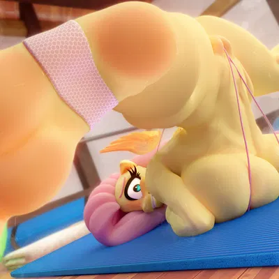 fluttershy (mlp) (friendship is magic, hasbro) created by snuddy