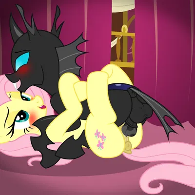 fluttershy (mlp), kevin (mlp) (friendship is magic, hasbro) created by badumsquish