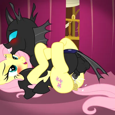 fluttershy (mlp), kevin (mlp) (friendship is magic, hasbro) created by badumsquish