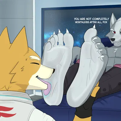 fox mccloud, wolf o'donnell (nintendo, star fox) created by melonvino