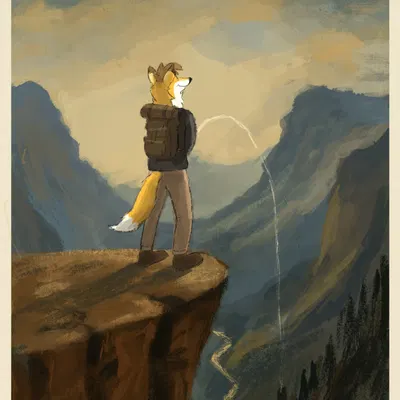 foxbrush tailwag created by wild strokes