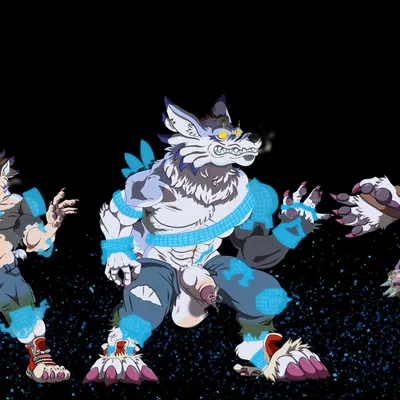 foxlightning (bandai namco, digimon) created by justinfox