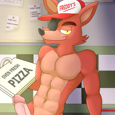 foxy (fnaf) (five nights at freddy's, scottgames) created by sandblastcoyote