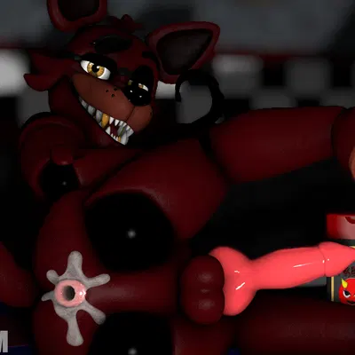 foxy (fnaf) (five nights at freddy's, scottgames) created by scorpionsfm