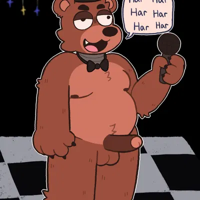 freddy (fnaf) (five nights at freddy's, scottgames) created by ohmygoditguppy