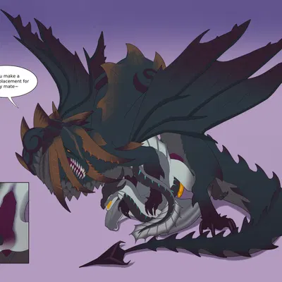 frexton, nidhogg (ffxiv) (european mythology, final fantasy) created by syberfab