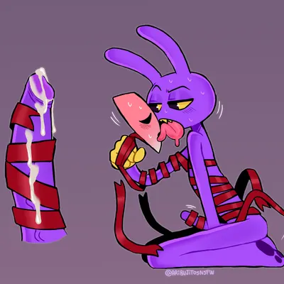 gangle (tadc), jax (tadc) (glitch productions, the amazing digital circus) created by ari dibujitos