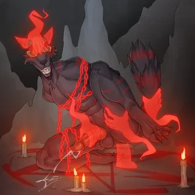 garjon moon-hunter (mythology) created by redgreendied