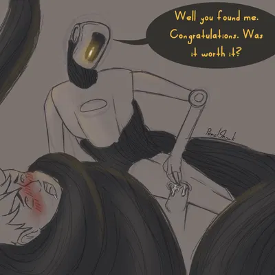 glados (portal (series), valve) created by penclshark