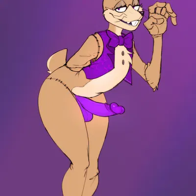 glitchtrap (five nights at freddy's: help wanted) created by cyancoyote