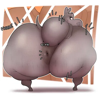 gloria (madagascar) (dreamworks, madagascar (series)) created by crowundeadcat