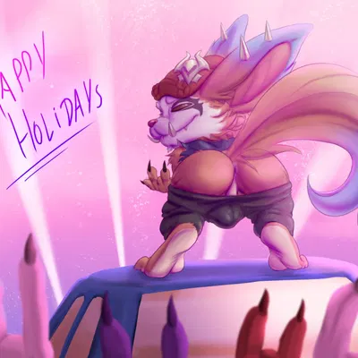 gnar (lol) (league of legends, riot games) created by fennephilim fox