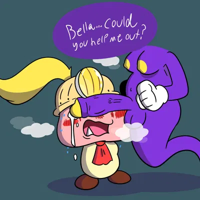 goombella, vivian (mario) (mario bros, nintendo) created by raunchyshspittle