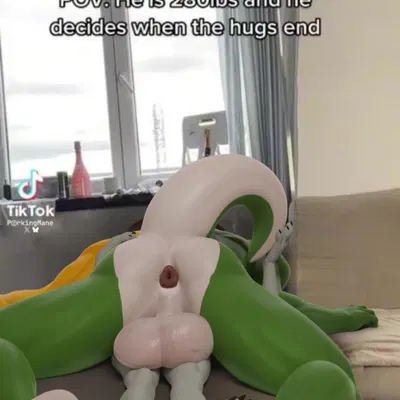 gummigoo (tadc) (glitch productions, he is 280 lbs and he decides when the hugs end) created by porkingmane