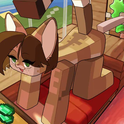 helia peppercats (microsoft, minecraft) created by yellowparrottw