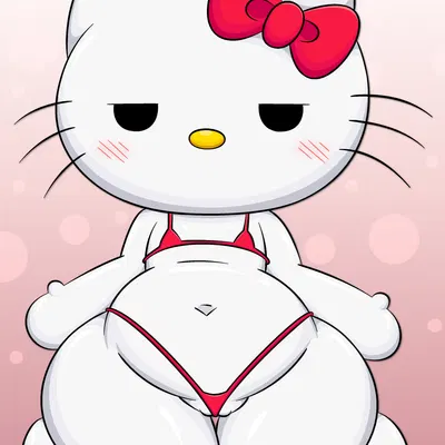 hello kitty (character) (hello kitty (series), sanrio) created by zinzoa