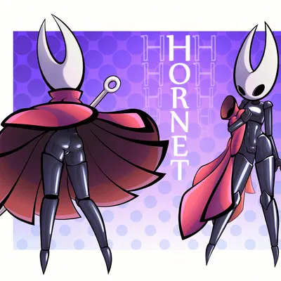 hornet (hollow knight) (hollow knight (franchise), team cherry) created by jellli
