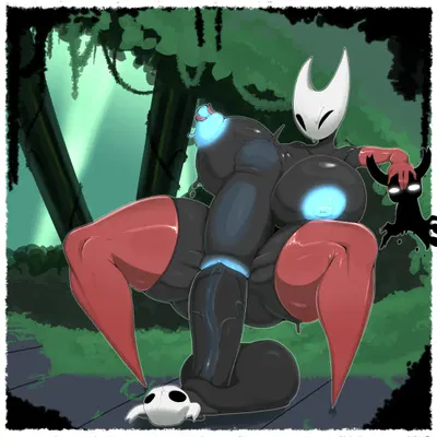 hornet (hollow knight), shade (hollow knight), the knight (hollow knight) (hollow knight (franchise), team cherry) created by megamor