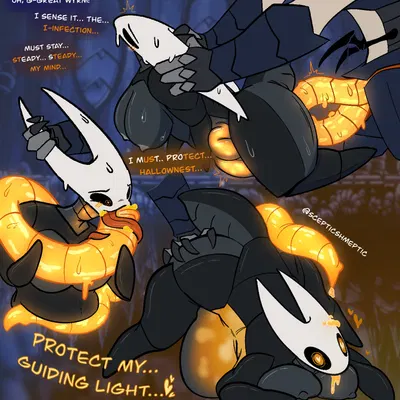 hornet (hollow knight), the infection (hollow knight) (hollow knight (franchise), team cherry) created by scepticskeptic