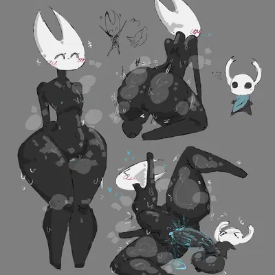 hornet (hollow knight), the knight (hollow knight) (hollow knight (franchise), team cherry) created by dibujobienraro