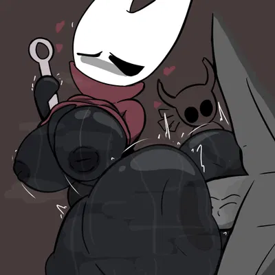 hornet (hollow knight), the knight (hollow knight) (hollow knight (franchise), team cherry) created by huamnenoughbb