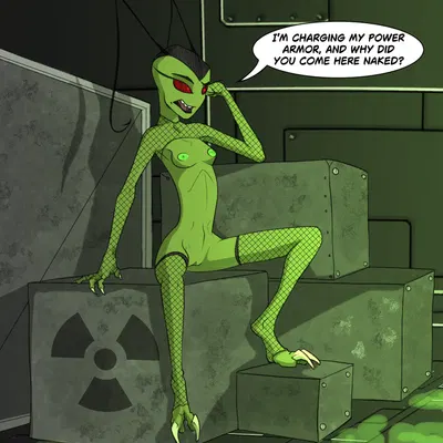 invader zim, nickelodeon created by zafara (artist)