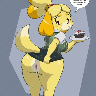 isabelle (animal crossing) (animal crossing, nintendo) created by ike marshall