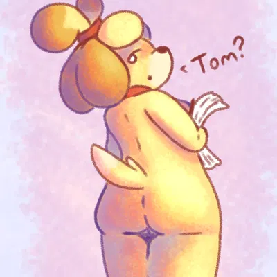 isabelle (animal crossing) (animal crossing, nintendo) created by jellybeankofi