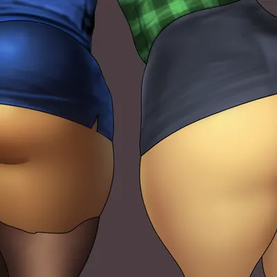 isabelle (animal crossing), retsuko (aggretsuko, animal crossing) created by kurupi (artist)