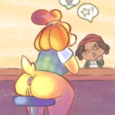 isabelle (animal crossing), villager (animal crossing) (animal crossing, nintendo) created by jellybeankofi