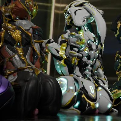 ivara (warframe), ivara prime (warframe), nyx (warframe) (digital extremes, tencent) created by omananimations