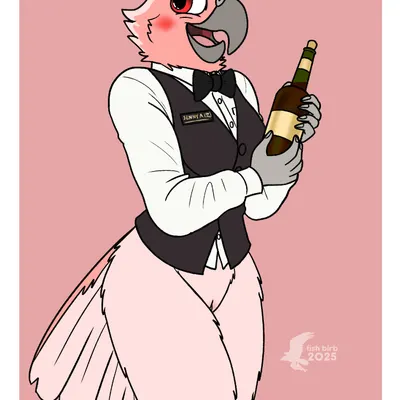 jenny (fish birb) created by fish birb