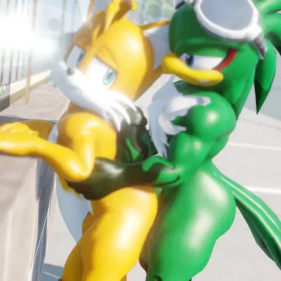 jet the hawk, miles prower (sega, sonic riders) created by artemissaturn