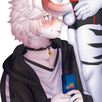 jin white dog created by ai jin