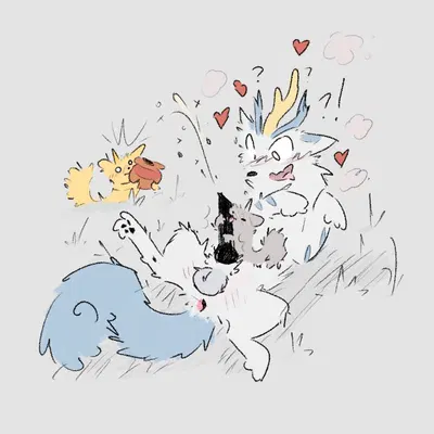 jinjiao (fabulous beasts), tianlu (fabulous beasts), yinjiao (fabulous beasts) (fabulous beasts, mythology) created by k9derg (artist)