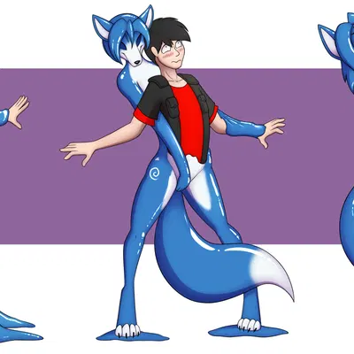 john (swack16), krystal (star fox) (nintendo, star fox) created by tomek1000