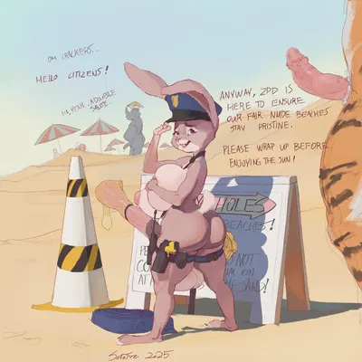 judy hopps (disney, zootopia) created by santafire