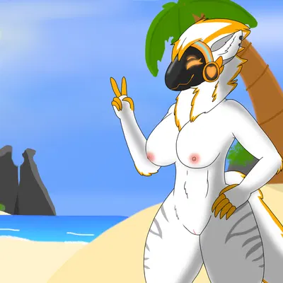 juno (my furry protogen) (my furry protogen) created by spaceg3n