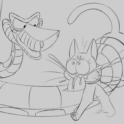 kaa (jungle book), luna (sailor moon) (disney, sailor moon (series)) created by 39coit