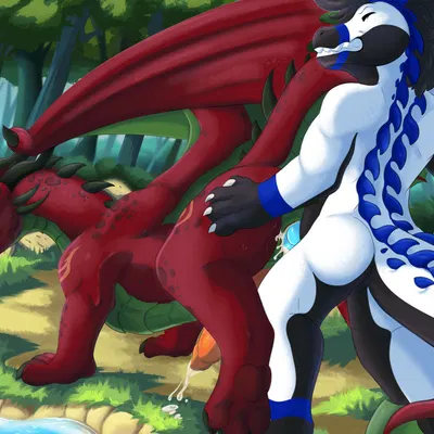 kalephax, riptidethecroc (european mythology, mythology) created by kazumiaure